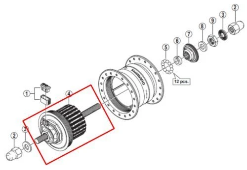 Shimano Dynamoeinheit