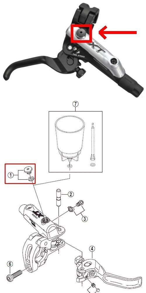 Shimano Schraube Für Entlüftungsöffnung Incl. O-Ring BL-M785 Stückpreis ! Y-8VJ98010 1 Shimano Schraube Für Entlüftungsöffnung Incl. O-Ring BL-M785 Stückpreis ! Y-8VJ98010