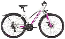 Bulls Cross Bike Street 2021 -Shimano Verkäufe Bulls Crossbike Street Disc 2021 Damen Trapez metallic off white weiss pink purple 501 68244 68348 68354