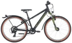 Bulls Tokee Street-24 2023 7-Gang Kettenschaltung -Shimano Verkäufe Bulls Tokee Street 24 Zoll 7 Gang Kettenschaltung Jungen Boy black matt green navy schwarz gruen 504 81232