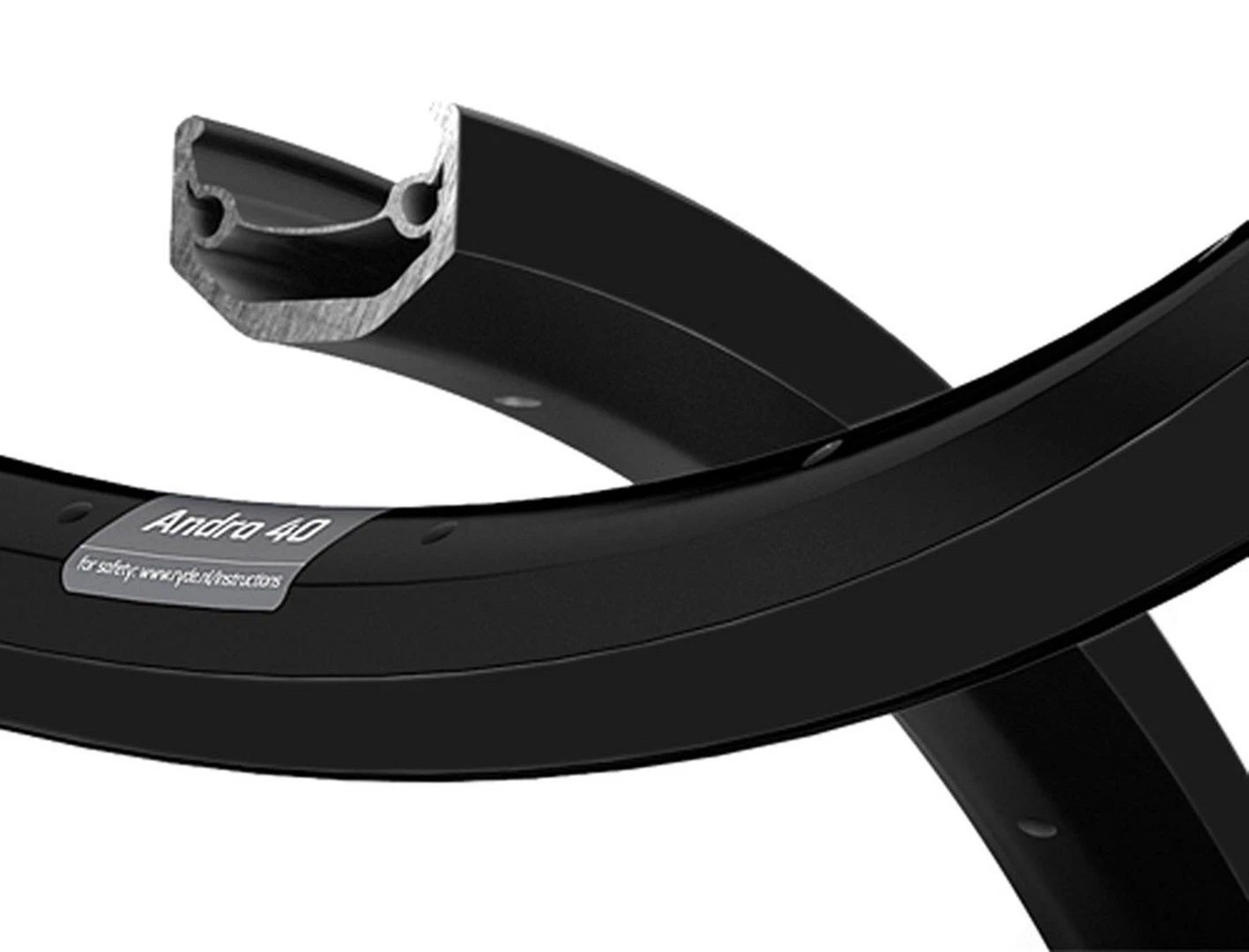 Ryde Andra 40 Disc Schwarz 36 Loch 1 Ryde Andra 40 Disc Schwarz 36 Loch