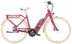 Pegasus Macaron-E 2018 -Shimano Verkäufe Pegasus Macaron E 2018 8 Gang Damen Wave rouge red matt 400Wh 500Wh 784 785 18945 18950 18953