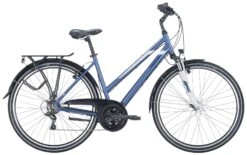 Pegasus Piazza 2023 21-Gang -Shimano Verkäufe Pegasus Piazza 2023 21 Gang Damen Trapez steel blue white metallic blau 505 15745 15750 15755