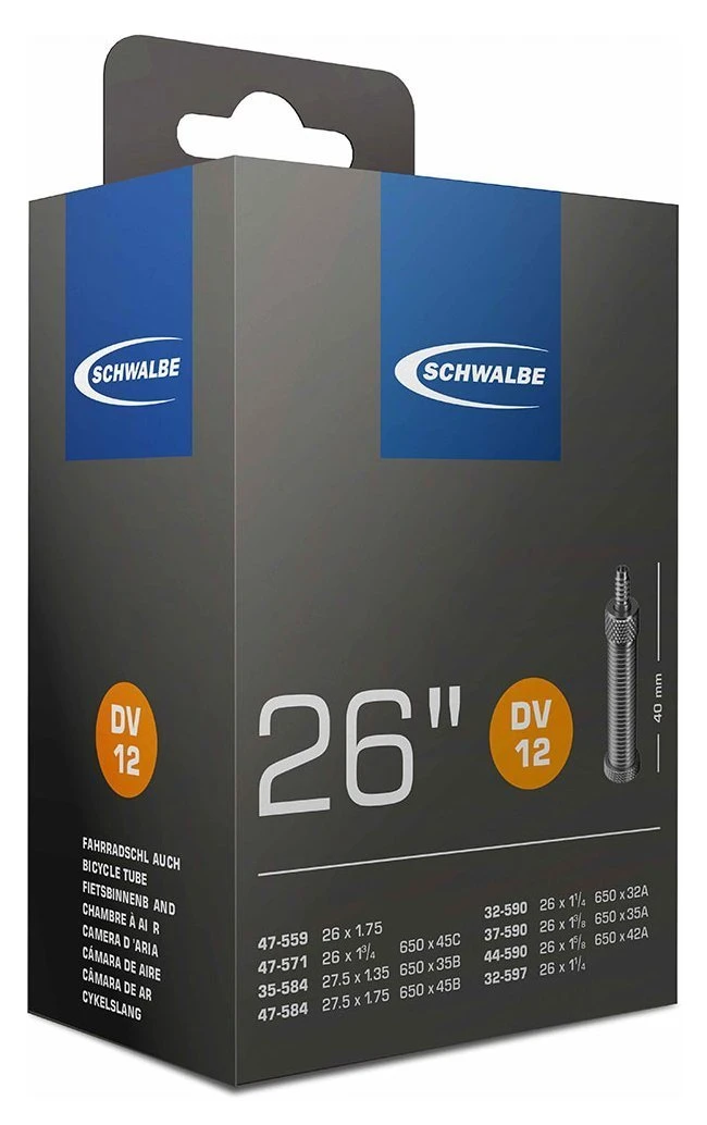 Schwalbe 12 DV: 26x1 3/8-26x1,75 32-47 / 559-597 1 Schwalbe 12 DV: 26x1 3/8-26x1,75 32-47 / 559-597