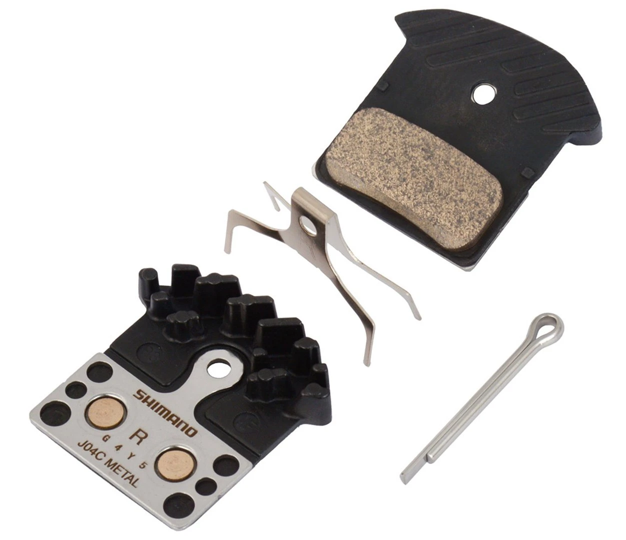 Shimano J04-C Pulvermetall Mit Stahl-Trägerplatte Und Kühlkörper XTR Trail Ab 2011 Y-8LW98030 2 Shimano J04-C Pulvermetall Mit Stahl-Trägerplatte Und Kühlkörper XTR Trail Ab 2011 Y-8LW98030 – Bild 2