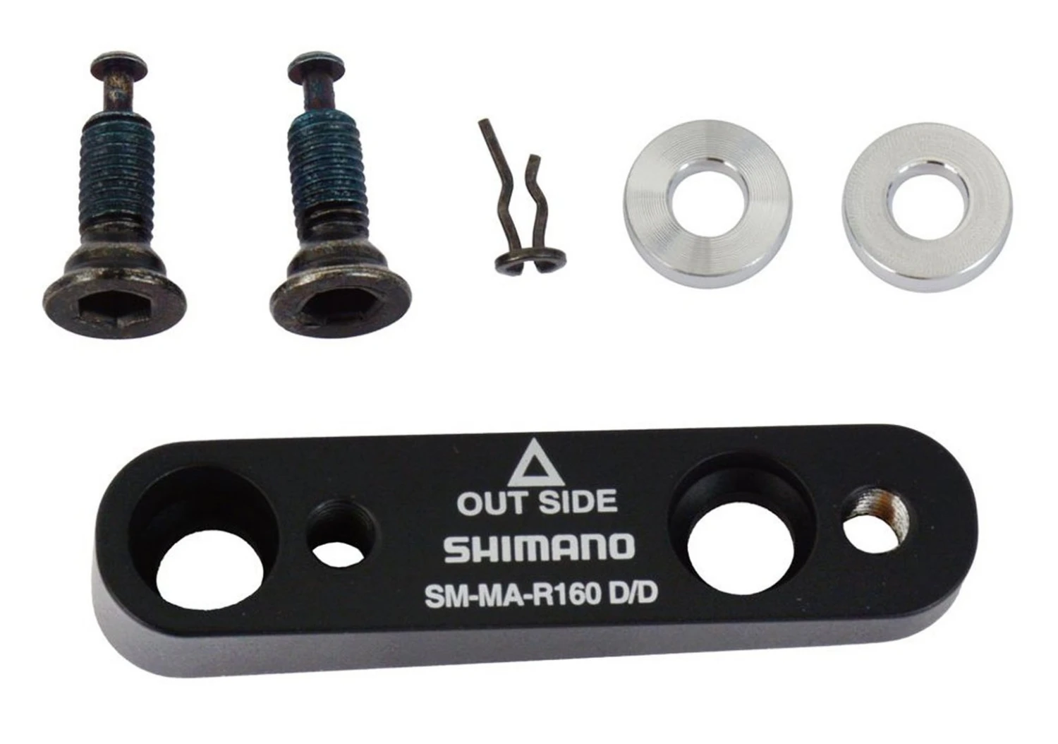 Shimano Adapter HR Flatmount Bremse Auf Flatmount Befestigung Mit 160mm Scheibe SM-MA-R160D/D 1 Shimano Adapter HR Flatmount Bremse Auf Flatmount Befestigung Mit 160mm Scheibe SM-MA-R160D/D